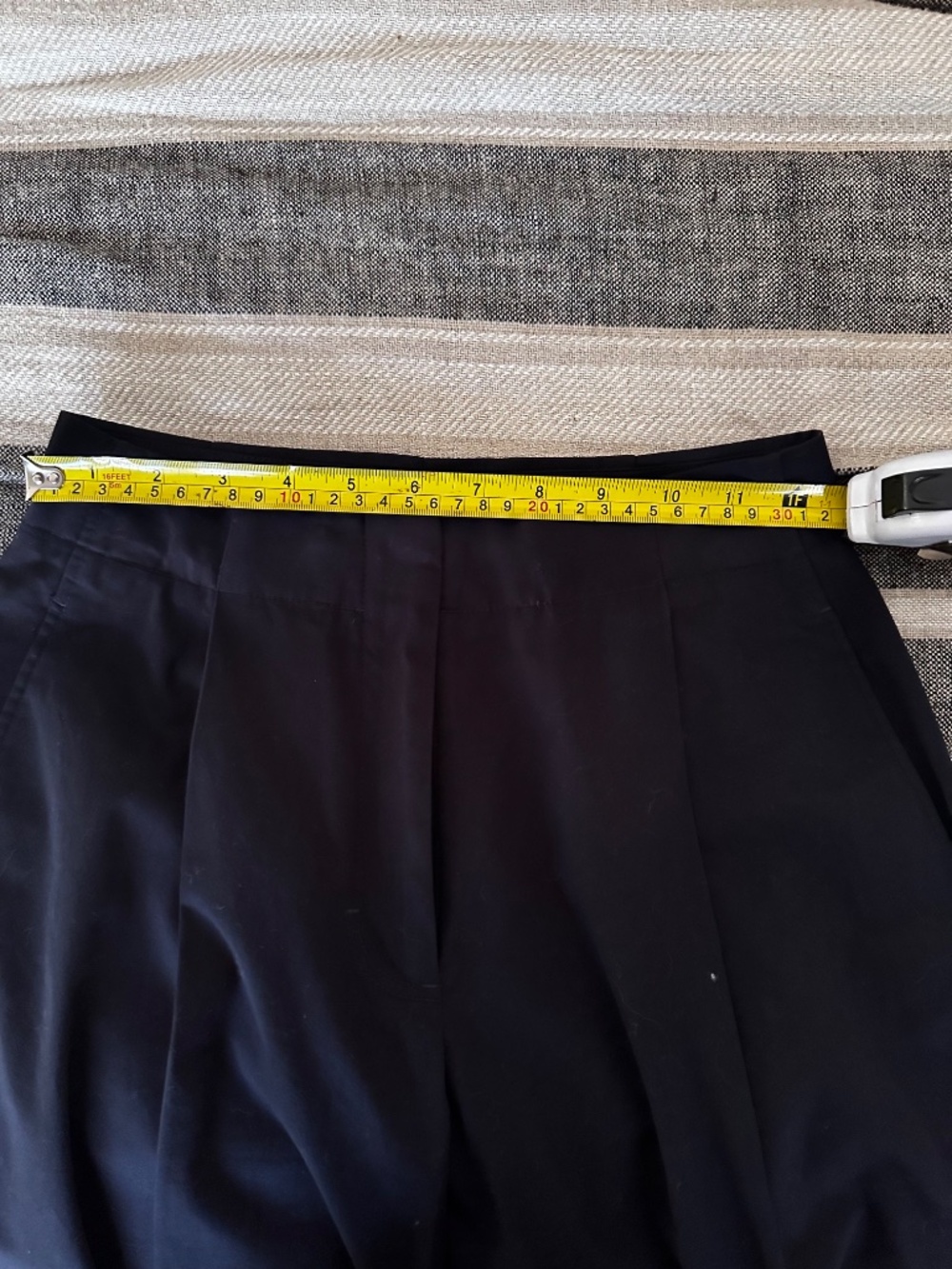 Beautiful Navy Blue COS Barrel Pants - Picture 5 of 5